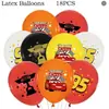 Globos de Látex de 12 Pulgadas Transfronterizos: Spider-Man, Pokemon, Patrulla Canina, Mario, Marvel, Varios Globos de Dibujos Animados