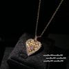 Anel vintage italiano de amor escovado com pedra preciosa Anel vintage de esmeralda com zircônia de gatinho combinação empilhada