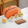 Juego de té de viaje camping viaje de negocios taza rápida individual bolsa de almacenamiento portátil exterior juego de té kung fu simple juego pequeño