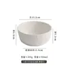Tigelas de cerâmica estilo japonês para salada, sopas, frutas e sobremesas, tigelas de arroz para uso doméstico, tigelas de café da manhã, tigelas de aveia e tigelas esteticamente agradáveis para macarrão