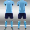 Conjunto de uniforme de fútbol transpirable de secado rápido para adolescentes y estudiantes uniforme de equipo de entrenamiento de fútbol infantil uniforme de competición 7102