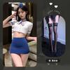 Uniforme de Lencería Sexy, Atuendo de Tentación Sexy, Comestible y Sin Necesidad de Quitar Ropa Sexy Qqny, Pijama, Camisa para Cita para Mujer