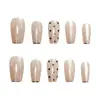 Gatinha Delicada Poá Olho de Gato Alta Qualidade Elegante Estilo Feminino Estilo Irmã Real Manicure Estilo Curto 30-t Manicure Usável