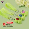 Llavero de Goma Blanda de PVC Personalizado Long Zhiyu Colgante de Autobús Promoción Cultural Escolar Pequeño Regalo