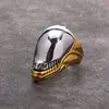 Comercio exterior transfronterizo europeo y americano lote directo moda Personalidad de hombre puede abrir cabeza de tiburón anillo de titanio anillo de acero inoxidable hip hop anillo de acero inoxidable