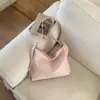Bolso de Hombro Simple Estilo Coreano Nuevo 2026 para Mujer, Bolso Tote Versátil de Gran Capacidad con Lindo Colgante de Oso, Moderno para el Trabajo