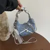 Bolso de Mano Plegado de Media Luna Estilo Coreano de Nicho para Mujer 2026 Nueva Moda Bolso Cruzado Versátil Bolso Versátil de Verano para el Trabajo