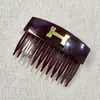 Pente inserido em grampo de cabelo com dentes franja cabelo quebrado artefato inserir grampo de cabelo coque coreano inserção invertida laço mulheres crianças DIY