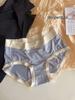 Ropa Interior de Modal para Niña Estilo Japonés Talla Grande Cintura Media Calzones Cómodos para Mujer con Nudo de Mariposa Calzones Transpirables