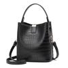 Bolsa feminina de verão, bolsa tipo balde de crocodilo, nova chegada, estilo coreano, bolsa de ombro transversal feminina, 2021