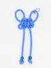 Novo Chaveiro de Nó Ruyi Tecido à Mão Acessórios de Corrente para Pendurar em Bolsas de Carro Chinês Ornamentos para Pendurar em Chaveiros