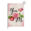 Bandera de Jardín Jin Zehua Personalizada Poliéster Impresión a Doble Cara Colorida Decoración Exterior Bandera Pequeña Estilo Festivo Personalizada con Fotos