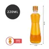 Garrafa de vidro de óleo de gergelim com tampa meia jin por jin frasco de perfume à prova de vazamento rosca comercial cônica selada garrafa vazia de óleo de gergelim
