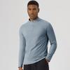 Roupa Esportiva Masculina de Veludo para Outono e Inverno com Meio Zíper, Manga Longa, Quente, para Lazer ao Ar Livre, Corrida, Ciclismo, Fitness 51526
