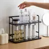 Estante de Almacenamiento de Condimentos Estilo Japonés Transfronterizo Estante para Encimera de Cocina Organizador de Doble Capa para Condimentos y Botellas de Aceite