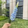 2024 nuevo azul cielo es económico flores de auditorio para boda flores de fila para techo al por mayor