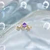 Astmf-13 Liga de Titânio Zircônia Brincos Pequenos de Bala Titânio G23 Rosca Interna Zircônia Super Brilhante Piercing para Lábio Piercing de Orelha