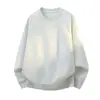 Camiseta de Manga Larga para Primavera, Tallas Grandes para Hombres de Edad Media y Jóvenes, Ropa Interior, Pulóver Americano de Moda, Sudadera con Cuello Redondo, Ropa Versátil para Hombre