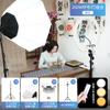 [Iluminación de empuje de 360 grados] luz de paraguas octagonal fotografía de retrato interior fotografía de video luz de relleno en vivo en línea