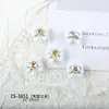 Nova Joia para Nail Art com Pérola Imitação Barroca Pintada em Spray com Diamantes Estéreo Versátil Concha Coração Diamante Acessórios de Unha Vestíveis