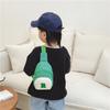 Nueva moda infantil bolsa de pecho para niños y niñas bebé divertida tendencia bandolera espalda moda madre e hijo bolsa estampada venta al por mayor