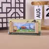 Imanes Metálicos para Refrigerador de Ciudades de Mongolia Interior, Atracciones Turísticas Culturales y Creativas Magnéticos Portátiles Souvenirs de Viaje, Artículos Creativos de Viaje Personalizados