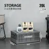 Caja Plegable de Almacenamiento Estilo Industrial Caja Organizadora para Acampar al Aire Libre Caja de Almacenamiento para Maletero de Coche Almacenamiento de Plástico