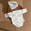 Roupas de Bebê, Macacões para Recém-Nascidos, Primavera e Outono, Macacão de Manga Longa 100% Algodão para Todas as Estações, Macacão Estilo Monge Borboleta, Confortável para Bebês