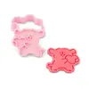 Molde para Galletas de Cachorro con Dibujo de Línea y Patrón de Dibujos Animados 3D para Mantequilla DIY Herramienta Realista para Galletas