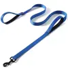 Venda Direta de Fábrica Transfronteiriça Nova Guia para Cães de Porte Grande e Médio, Guia Refletora com Duas Alças, Guia Anti-Choque para Passeio de Cães