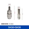 Interfaz de conector rápido estilo europeo transfronterizo, manguera de aire de doble cabeza, componente neumático, conector rápido, auto sellante, fabricante
