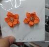 Pendientes de Flor de Pétalos Multicapa de Alta Calidad para Mujer, Estilo de Moda Japonés y Coreano, Accesorios Dulces y Frescos para Pendientes