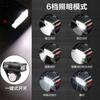 Luz de Bicicleta de Aleación de Aluminio, Luz Delantera, Luz Fuerte, Luz Trasera para Ciclismo, Equipo de Linterna, Set para Bicicleta de Montaña y Carretera Nocturna