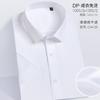 Camisa masculina de manga curta Camisa masculina masculina 100s algodão duplo DP pronto para vestir