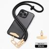 Cordão para Celular Pendurado no Pescoço Transversal 8mm Tira Trançada Corda Curta para Pulso Capa de Celular Cadeia de Cordão Atacado Fábrica