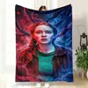 Manta Cálida Estampada de la Serie de Televisión Americana Stranger Things, Manta Espesa de Felpa, Forrada de Vellón, Producto Más Vendido, Nueva Manta de Franela en Aliexpress