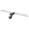Suporte de rack para tecido de máquina de tricô circular grande, barra de parada de tecido em forma de T de aço inoxidável, base de rack de exibição de tecido, acessórios para máquina de enrolar tecido, acessórios para máquina de tricô circular