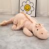Saite Dudu deitado pequeno dragão voador brinquedo de pelúcia deitado dinossauro boneca macia dormindo travesseiro longo boneca