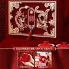 Caja de dinero de dote, caja de dote de compromiso, caja de dote en efectivo, decoración de boda, caja de regalo de compromiso, juego completo de alta gama