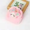 Porta-moedas de Animais Fofos Macios de Desenho Animado Mini Bolsa Fofa para Crianças Pingente Boneca de Pelúcia para Estudante Carteira Pequena Atacado