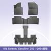 Adecuado para Kia Sorento combustible 2021-2024 3D material para todo clima TPE tapete de coche cojín trasero