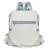 2025 Nueva Mochila Transfronteriza Nueva de Cuero Suave Mochila Casual Retro de Cuero para Mujer Gran Capacidad Multicompartimento Mujer