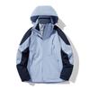 Conjunto de Jaqueta Três em Um 2024 com Forro de Fleece, Roupa de Montanhismo à Prova de Vento e Impermeável, Impermeável Profissional