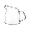 Tanque de Leche de Vidrio Oblicuo Estilo Simple Taza de Leche Aislada al Calor con Asa Taza Personal de Moda Cuerpo Redondo Boca de Vidrio