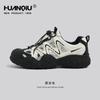 Tênis Casuais Universais Ugly Dad Femininos 2024 Verão Novo Sandálias Esportivas Outdoor Recortados Respiráveis Sapatos de Caminhada