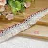 Estilo étnico tela de hilo de algodón ribete de encaje accesorios ropa Miao tejido a mano DIY cinta tejida decoración de ropa material de cinta de satén