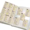 96 Adesivos de Palavras Românticas, Adesivos Criativos para Aprendizado de Inglês, Adesivos Simples DIY para Cadernos e Celulares