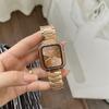 Pulseira de metal s8 dentada adequada para iwatch7654321SE estojo de pulseira Apple watch conjunto