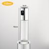 Botella Pulverizadora de Aceite Tipo Prensa de 100ml Botella de Aceite para Cocina y Barbacoa Botella de Vidrio para Condimentos Boquilla de Acero Inoxidable Olla Pulverizadora de Aceite Control de Aceite para el Hogar