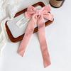 Pinza para el pelo de terciopelo con lazo de alta gama para Otoño e Invierno, Accesorios para el cabello Transfronterizos Amazon, Pinza de pico de pato con cinta para coleta o semi-recogido